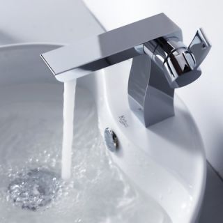 Kraus Bathroom Combos Single Hole Sonus Faucet with Single Handle