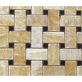 Diamond Tech Tiles Stone 1 7/8 x 1 7/8 Octagon and Dot Mosaic in