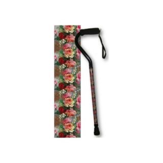 Rebel Canes Yellow Rose Cane in Black
