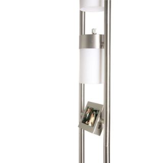 Tao Electronics Inc. Twin Floor Lamp in Polished Silver