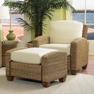 Home Styles Cabana Banana Cotton Armchair and Ottoman   5401 100
