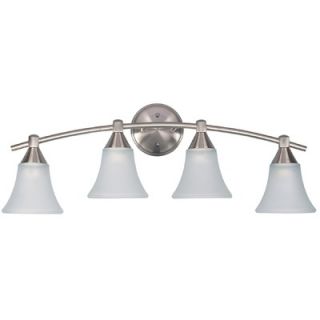 Canarm Grace Four Light Bath Vanity in Brushed Pewter   IVL221A04BPT