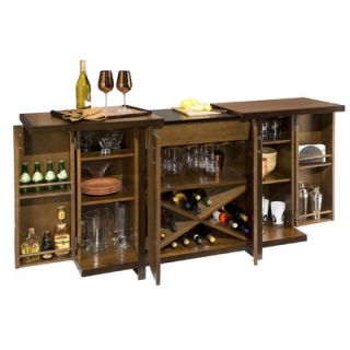 Home Styles Geo Delux Bar Cabinet with Stools   Set of 5645 88 and