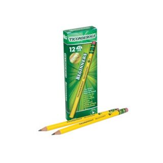 DixonÂ® Ticonderoga Beginners Woodcase Pencil with Microban  