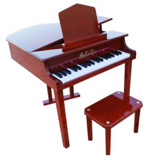 Concert Grand Piano with Opening Top in Mahogany