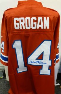 Steve Grogan Autographed New England Patriots Throwback Jersey NFL