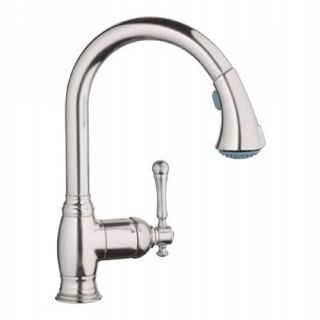 Grohe 33 870 ENE Pull Down Kitchen Faucet Nickel