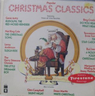  CHRISTMAS CLASSICS (w/ MONO HARRY SIMEONE CHORALE DRUMMER BOY) RECORD