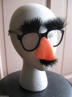 Bushy Eyebrows Big Nose Glasses Groucho Marx Eyeglasses Face