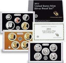 2011 S FOURTEEN 14 COINS SAN FRANCISCO Silver PROOF SET WITH COA AND