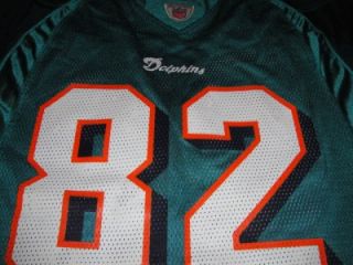 Miami Dolphins #82 BRIAN HARTLINE NFL Licensed Replica Jersey Mens S
