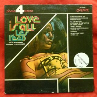 Les Reed LP Love Is All Eddie Lester Phase 4 Record