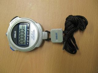 Oslo Silver 2 0 Twin Stopwatch and Countdown Timer