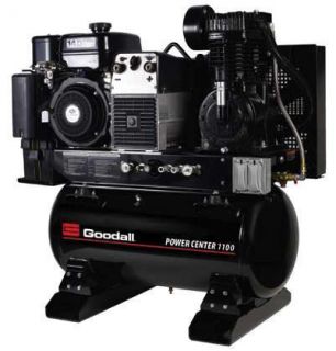 Goodall 01 100 B Power Center DC Welder AC Generator Air Compressor