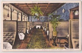 New York City Postcard Ben Rileys New Arrowhead Inn Booth Dining