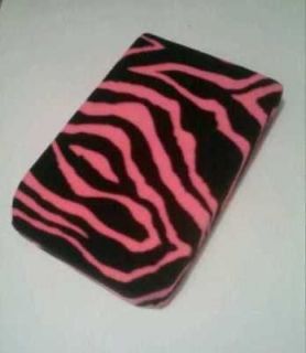 Center Console Cover PINK or WHITE ZEBRA Print CC 17 Armrest GIFT Car