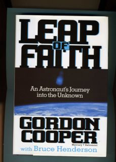 NASA Mercury Gemini Space Astronaut Cooper Signed 1st Edition Book UFO
