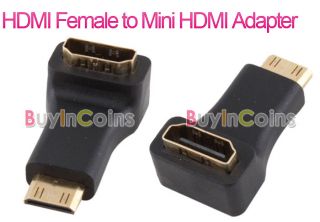 to Male Mini Micro USB HDMI Adapter Cable Converter Gold Plated Plug