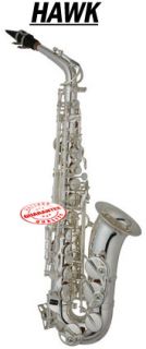 hawk alto saxophone outfit silver wd s415