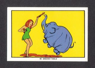 Mighty Mightor Sheera Hanna Barbera TV Cartoon Card
