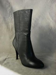 Makowsky Hannah Leather Ankle Boot Black New