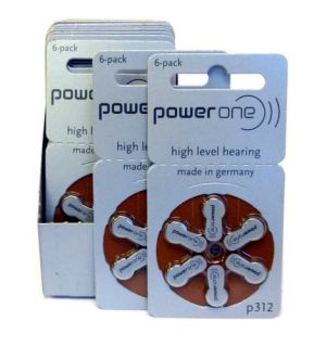 Powerone P312 Hearing Aid Battery 60 Pcs New Exp 2013