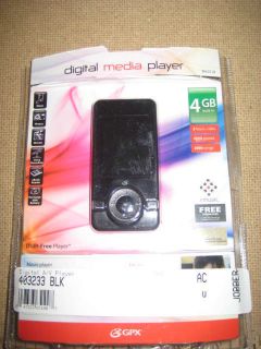 GPX Digital Media Player 4GB