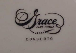 Grace Fine China Concerto Saucer