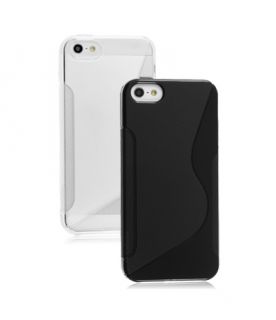 iPhone 5 s Shape TPU Technology Gel Skin Protective Case Black or