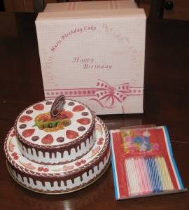 Birthday Cake Musical Tin with Candles Wind Up Tin Toy Brand New