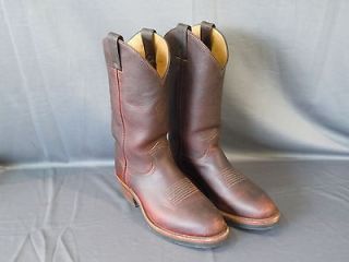 MENS Briar Pitstop Wellington Chippewa Leather Cowboy Boots w Vibram