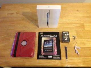  Apple iPad 3 16GB Wi Fi 9 7in White MD328LL A Bundle Package