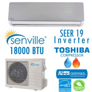 Senville 18000 BTU Heat Pump and Split Ductless Air Conditioner 19