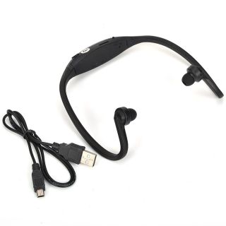 Sport MP3 Player Wireless Headset Headphone Support Micro SD TF Card
