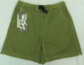 Womens Gramicci Hiking Shorts Moss Green Adjustable S