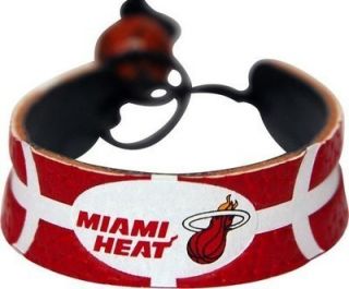 Miami Heat Team Color Basketball Bracelet Wristband