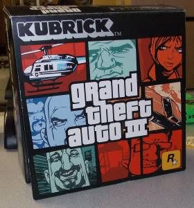 Medicom Grand Theft Auto III 3 Kubrick Limited Edition Set of 5