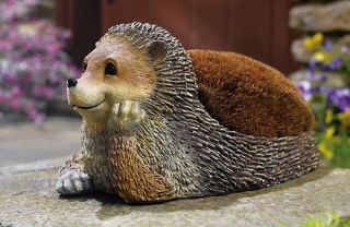 Hedgehog Muddy Boot Scraper Shoe Brush Garden Statue