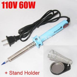 110V 60W Solder Soldering Iron Heat Tool Stand Holder