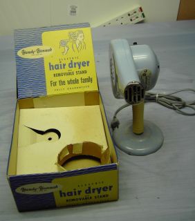 Vintage Handy Hannah 1950s Electric Hair Dryer Display