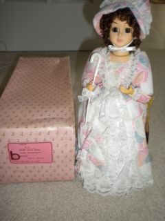 Brinns Miss April Musical Porcelain Collector Doll in Original Box
