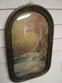 Old Antique Framed W A Carson Signed Print Chicago Portrait Co Bubble