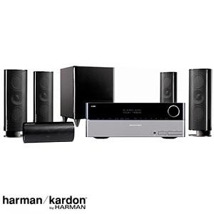 Harman Kardon AVR2600 Home Theater System 7 1 CH Receiver HKTS60BQ 5 1
