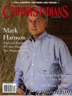 Mark Harmon Cowboys Indians Magazine October 2011
