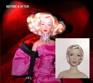 OOAK Marilyn Monroe Doll William Travilla Diamonds Costume