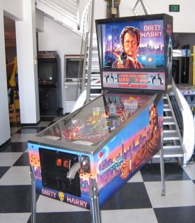 Dirty Harry Pinball w Clint Eastwood do You Feel Lucky shopped $199
