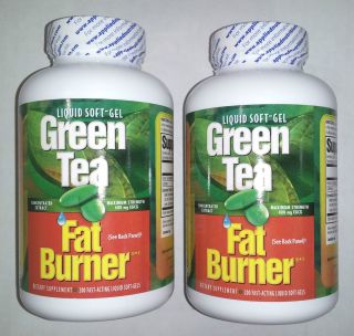 Green Tea Fat Burner Liquid Soft Gels 400ct