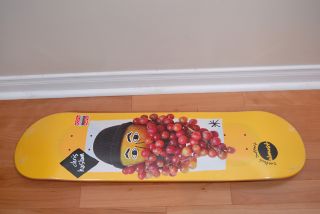 Almost Fruit Face Impact Chris Haslam 7 75 Pro Skateboard Deck New