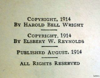 The Eyes of the World   Harold Bell Wright   1914   Ships Free U.S.  