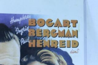 Casablanca Poster; Bogart, Bergman, Henreid; WB.
